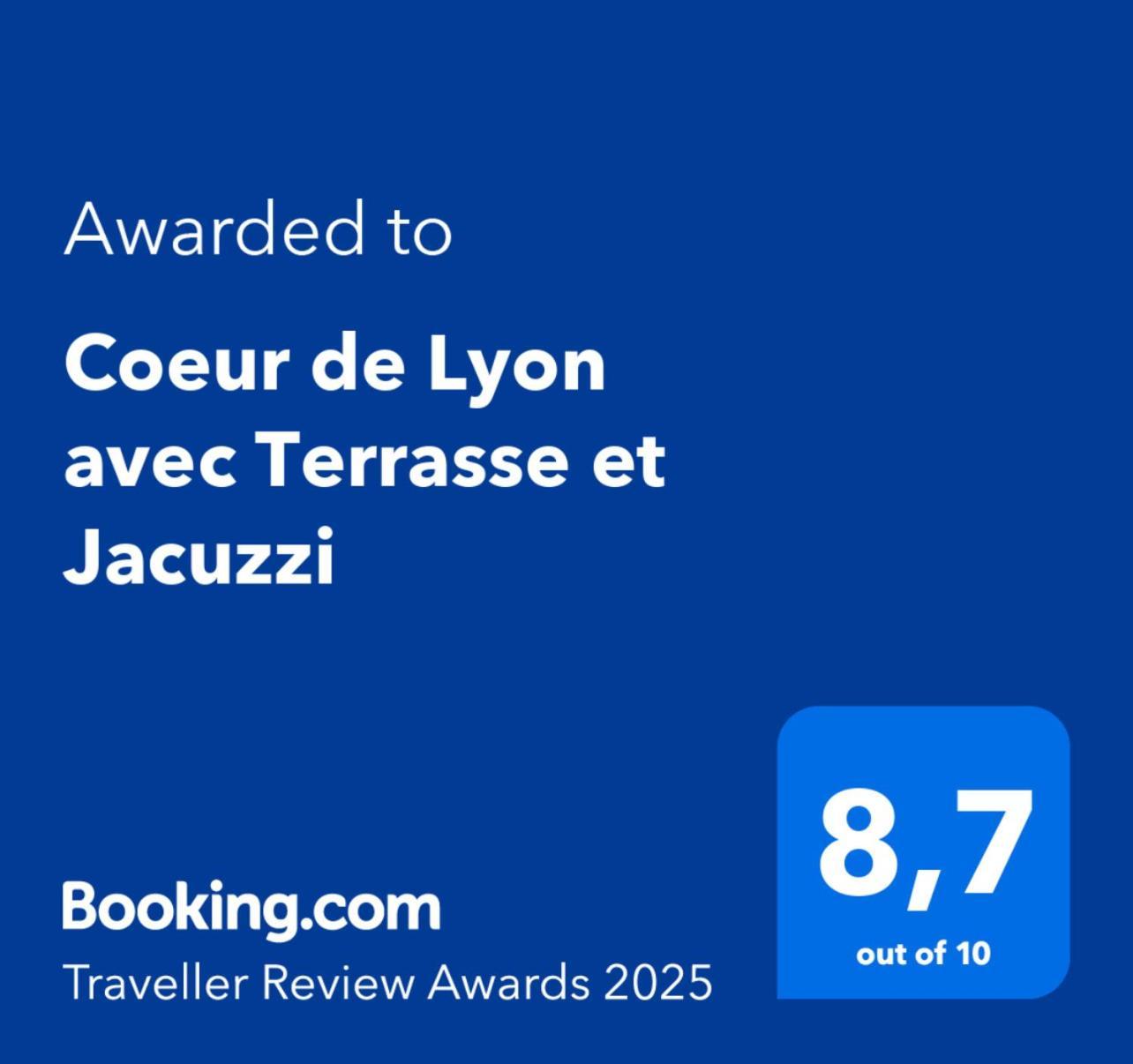 Coeur De Lyon Avec Terrasse Et Jacuzzi Apartment Luaran gambar